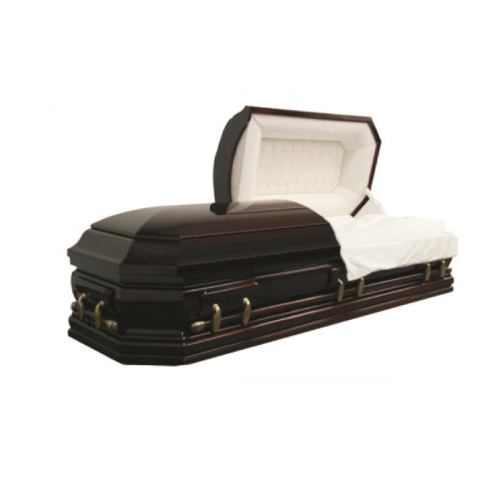 Гроб саркофаг из массива павловния с двойной крышкой, модель TD-A13