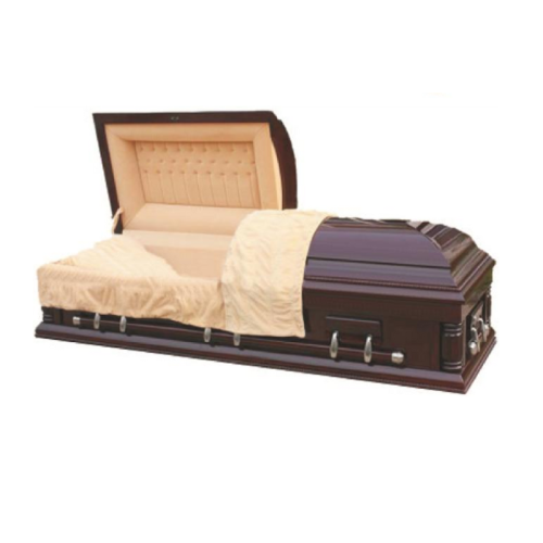 Саркофаг из массива павловнии с ручной шлифовкой деталей, модель TD-A33