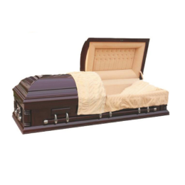 Саркофаг из массива павловнии с ручной шлифовкой деталей, модель TD-A33