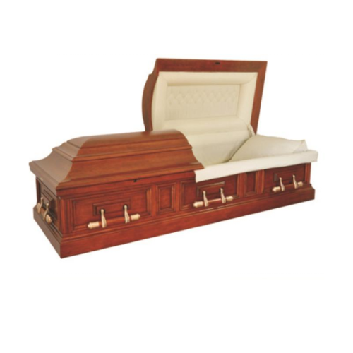 Саркофаг из массива павловнии с благородной текстурой, модель TD-A49