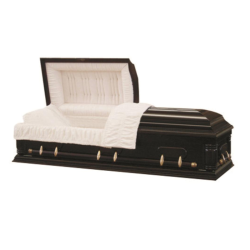 Гроб саркофаг из массива павловния с двойной крышкой, модель TD-A01